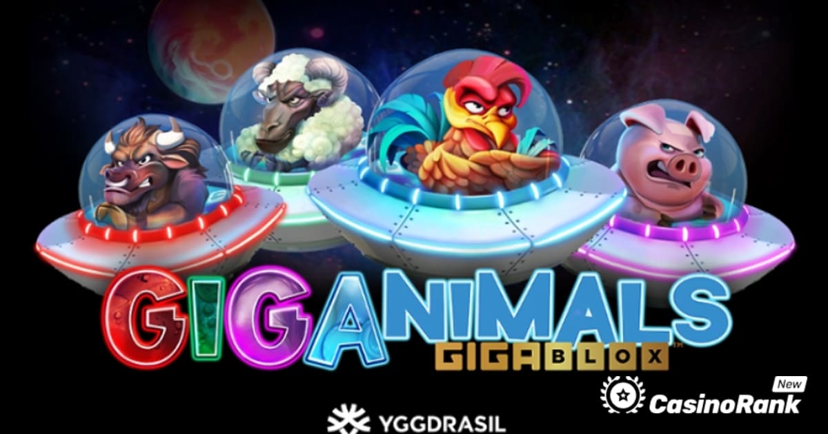 Вирушайте в міжгалактичну подорож у Giganimals GigaBlox від Yggdrasil